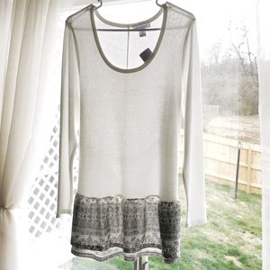Babydoll Maternity Sweater Tunic